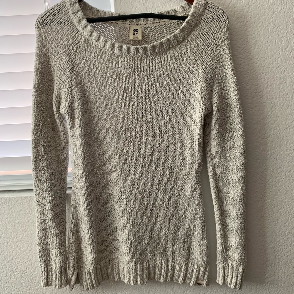 Roxy scoop neck sweater